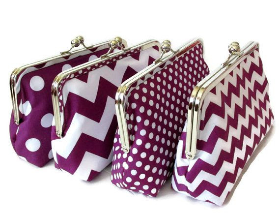 Wedding Gifts For Attendants
 DESIGN YOUR SET of clutches for your bridesmaids