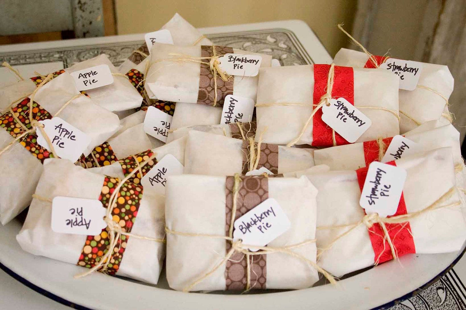 Wedding Gifts For Bridal Party
 Wedding Favors Homemade Personal Pies 30 count