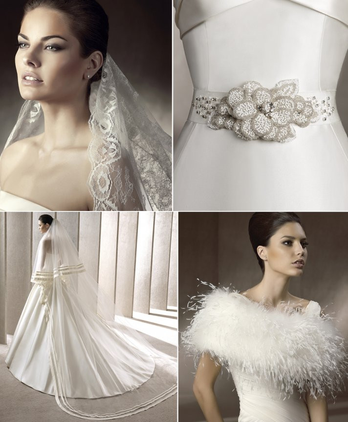 Wedding Gown Accessories
 Pronovias Wedding Accessories Have Arrived