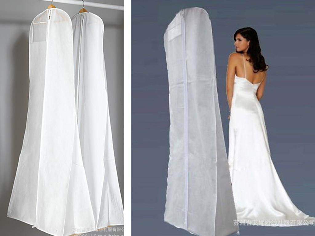 Wedding Gown Garment Bag
 Big Size Fishtail Wedding Dresses Cover Bag Bridal Garment