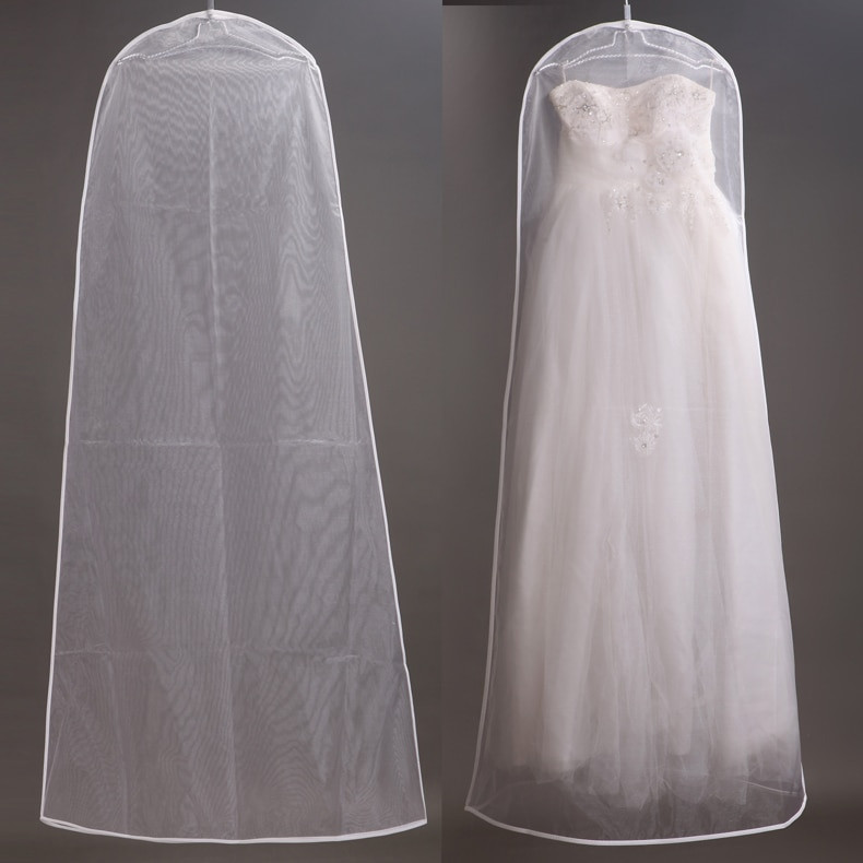 Wedding Gown Garment Bag
 160cm Soft Tulle Wedding Dress Bags Clothes Cover Dust