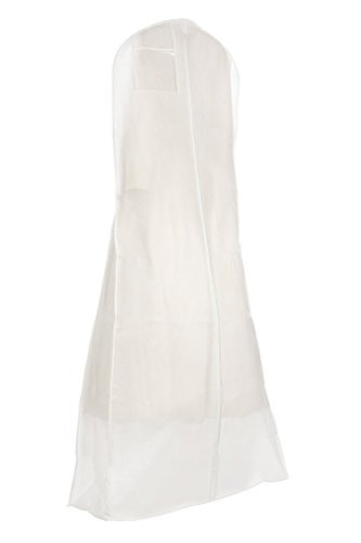 Wedding Gown Garment Bag
 Brand New White Breathable Wedding Gown Dress Garment Bag