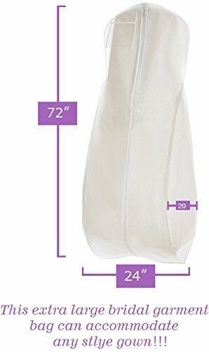 Wedding Gown Garment Bag
 New X large Breathable Wedding Gown Garment Bag by BAGS