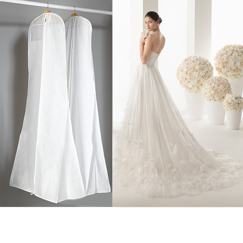 Wedding Gown Garment Bag
 3 Sizes Wedding Dress Bags Clothes Cover Dust Cover