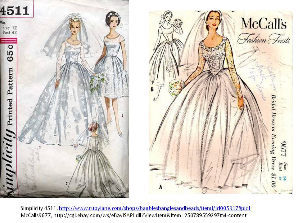 Wedding Gown Patterns
 Pintucks Royal Wedding Gown Vintage Inspirations