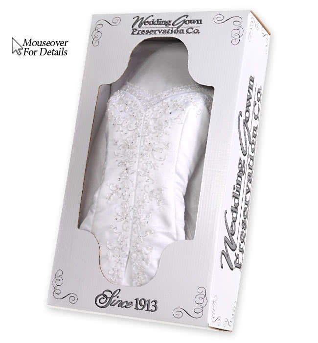 Wedding Gown Preservation Kit
 Interactive Tour of the Preservation Kit