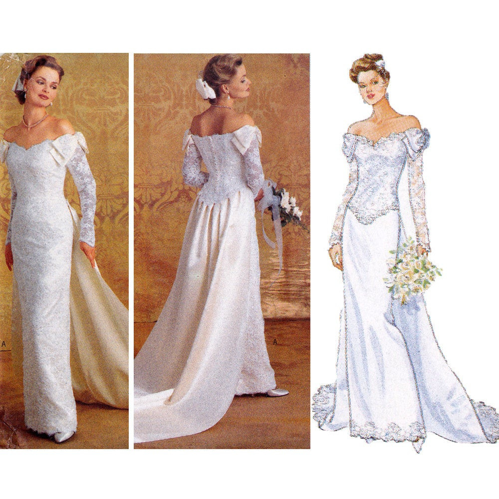 Wedding Gown Sewing Patterns
 Bridal Gown Sewing Pattern Wedding Dress Pattern by ZipZapKap