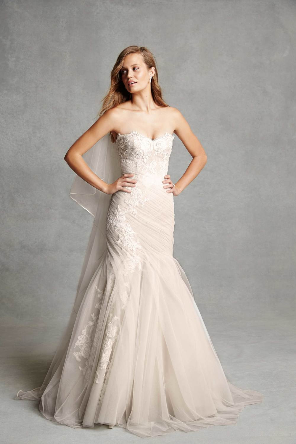 Wedding Gowns Tampa
 BLISS Monique Lhuillier BL1516 Strapless Sweetheart Lace