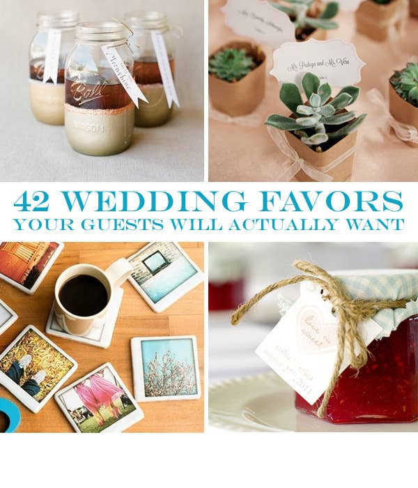 Wedding Guest Favors
 42 Wedding Favors Your Guests Will Actually Want