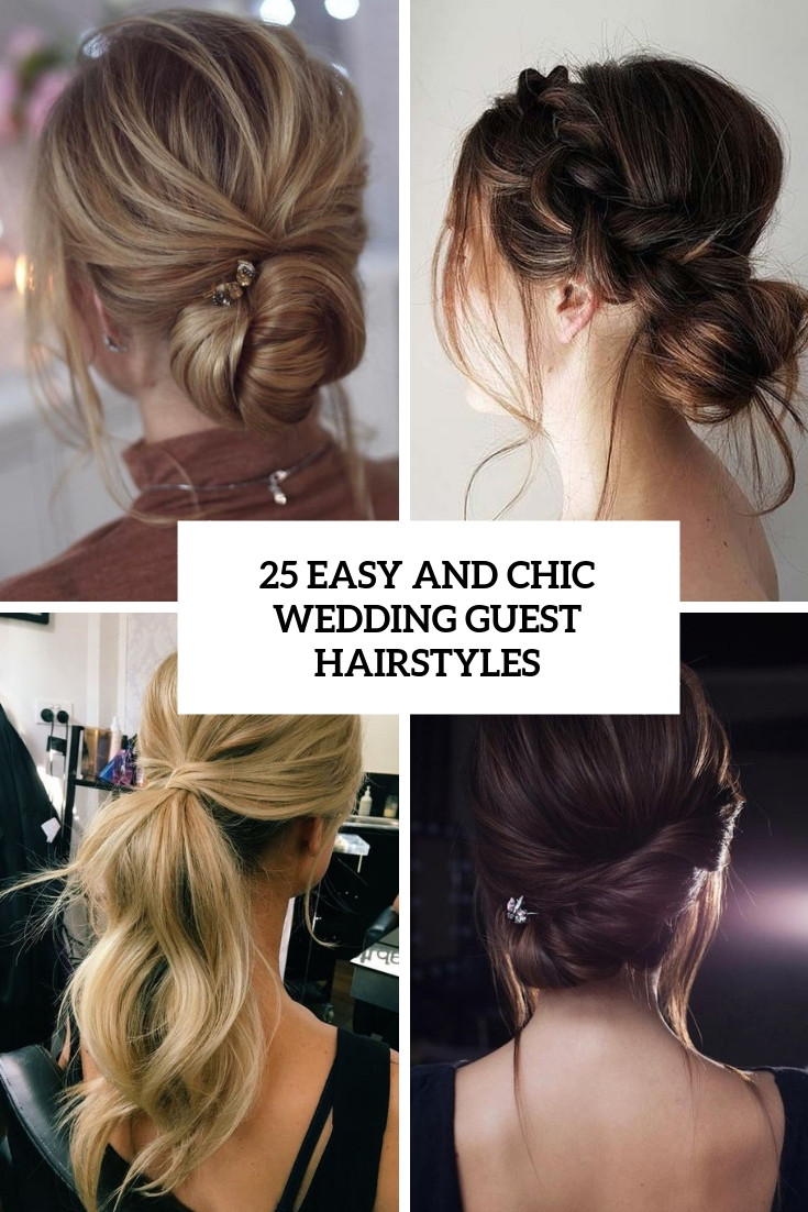 Wedding Guest Hairstyles Diy
 25 Easy And Chic Wedding Guest Hairstyles – OBSiGeN