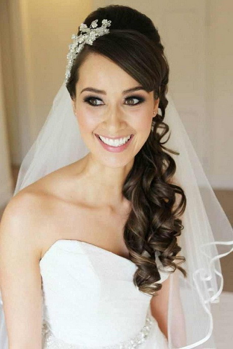 Wedding Hair With Veil And Tiara
 Bridal hairstyles with veil and tiara