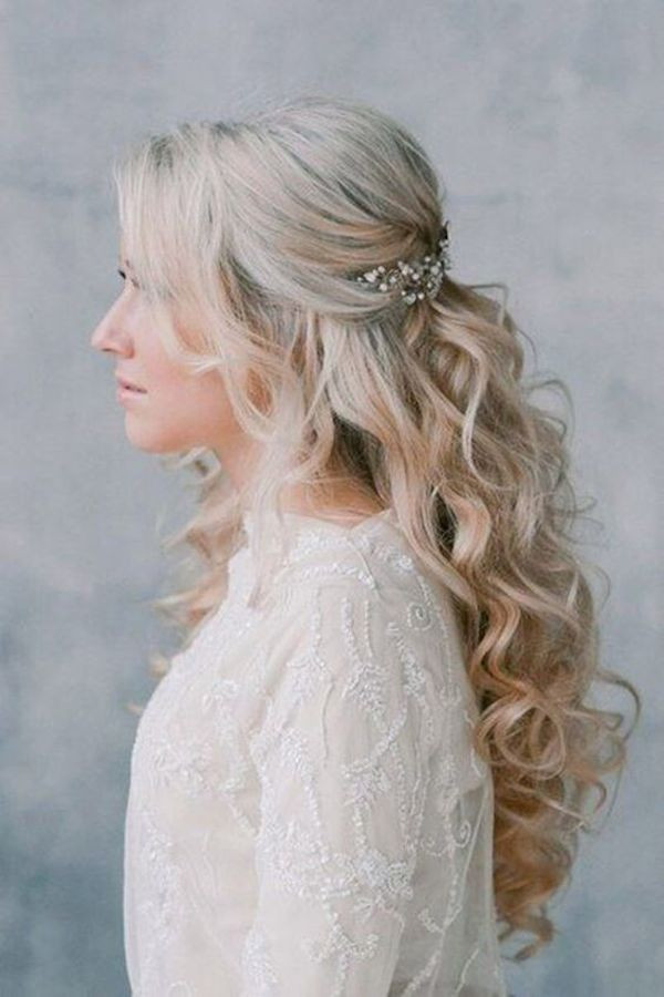 Wedding Hairstyle Up
 Half up Hair