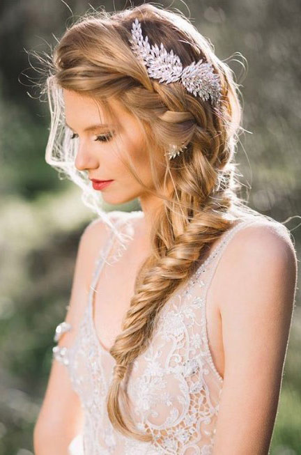 Wedding Hairstyle With Braids
 Reception Hairstyle and Indian Wedding Hair Style Ideas