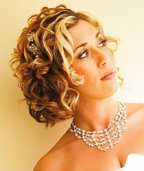 Wedding Hairstyles Curled
 55 Stunning Wedding Hairstyles for Short Hair 2016