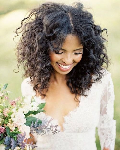 Wedding Hairstyles Curled
 37 Wedding Hairstyles for Black Women To Drool Over 2017