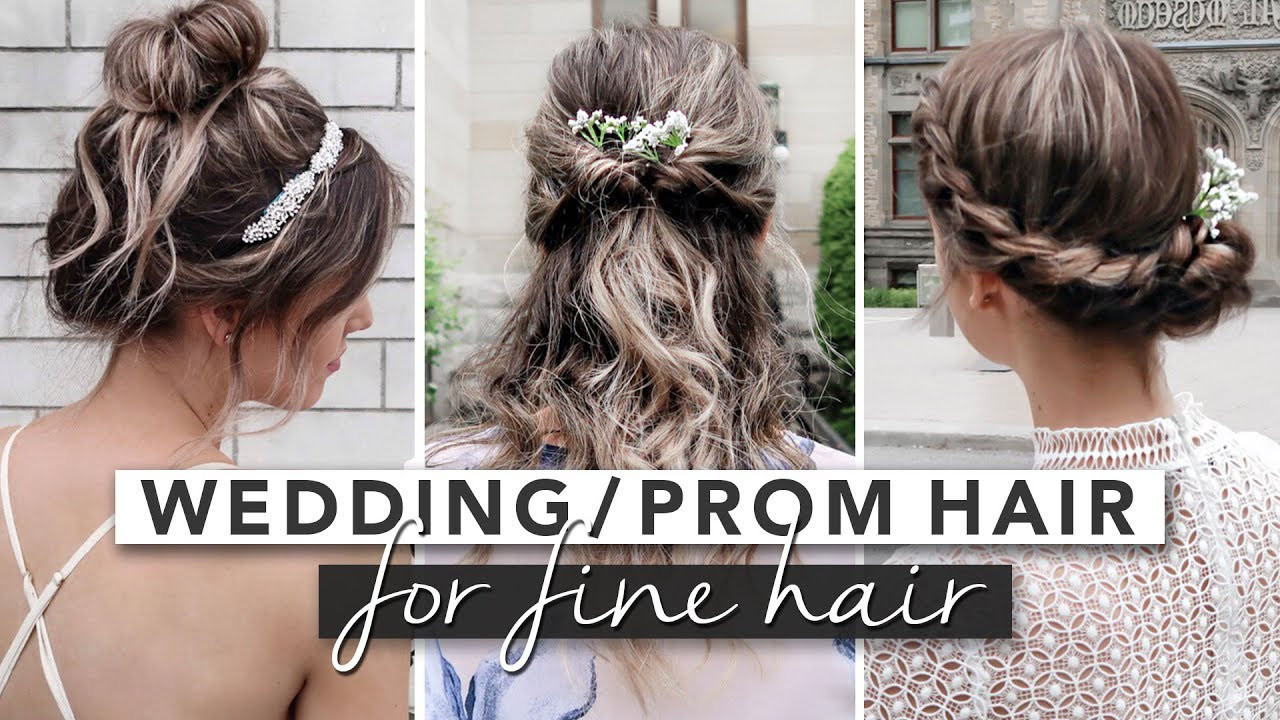 Wedding Hairstyles For Fine Hair
 Prom or Wedding Hairstyles for Fine Hair