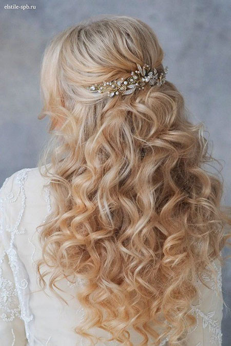 Wedding Hairstyles For Long Curly Hair Half Up Half Down
 February 2018 – Blonde Hairstyles 2017