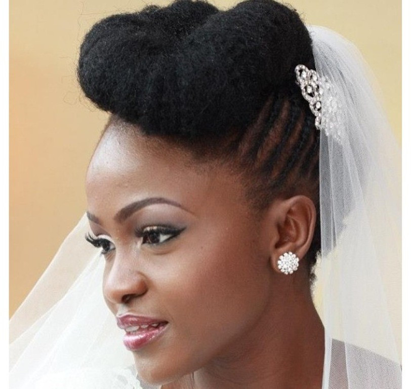 Wedding Hairstyles For Natural Black Hair
 50 Best Wedding Hairstyles for Black Women 2018 – Cruckers