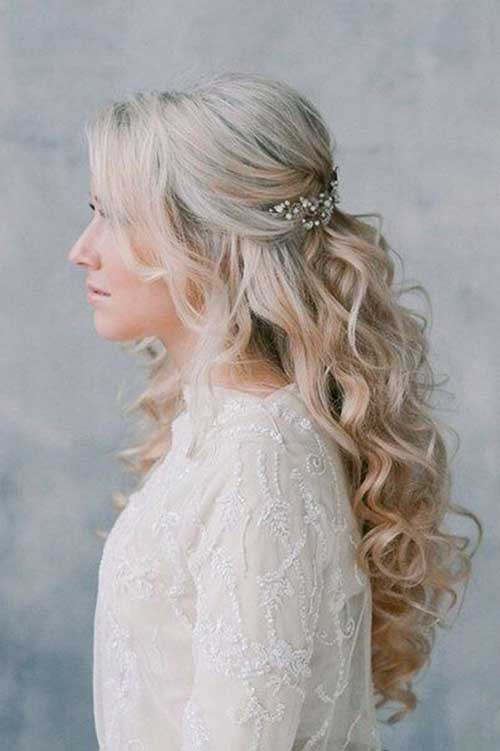 Wedding Hairstyles Long Hair Half Up
 15 Half Up Half Down Bridal Hair