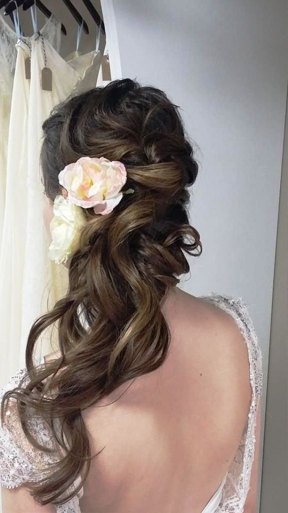 Wedding Hairstyles Side Swept
 20 Beautiful Wedding Updos For Long Hair Ideas To Try