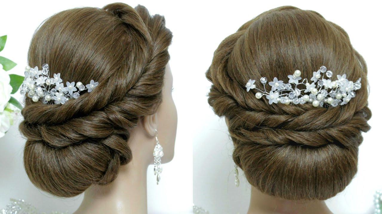 Wedding Hairstyles Tutorials
 Wedding hairstyle for long hair tutorial Bridal updo