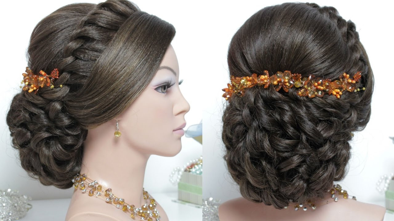 Wedding Hairstyles Tutorials
 Bridal hairstyle for long hair tutorial Wedding updo step