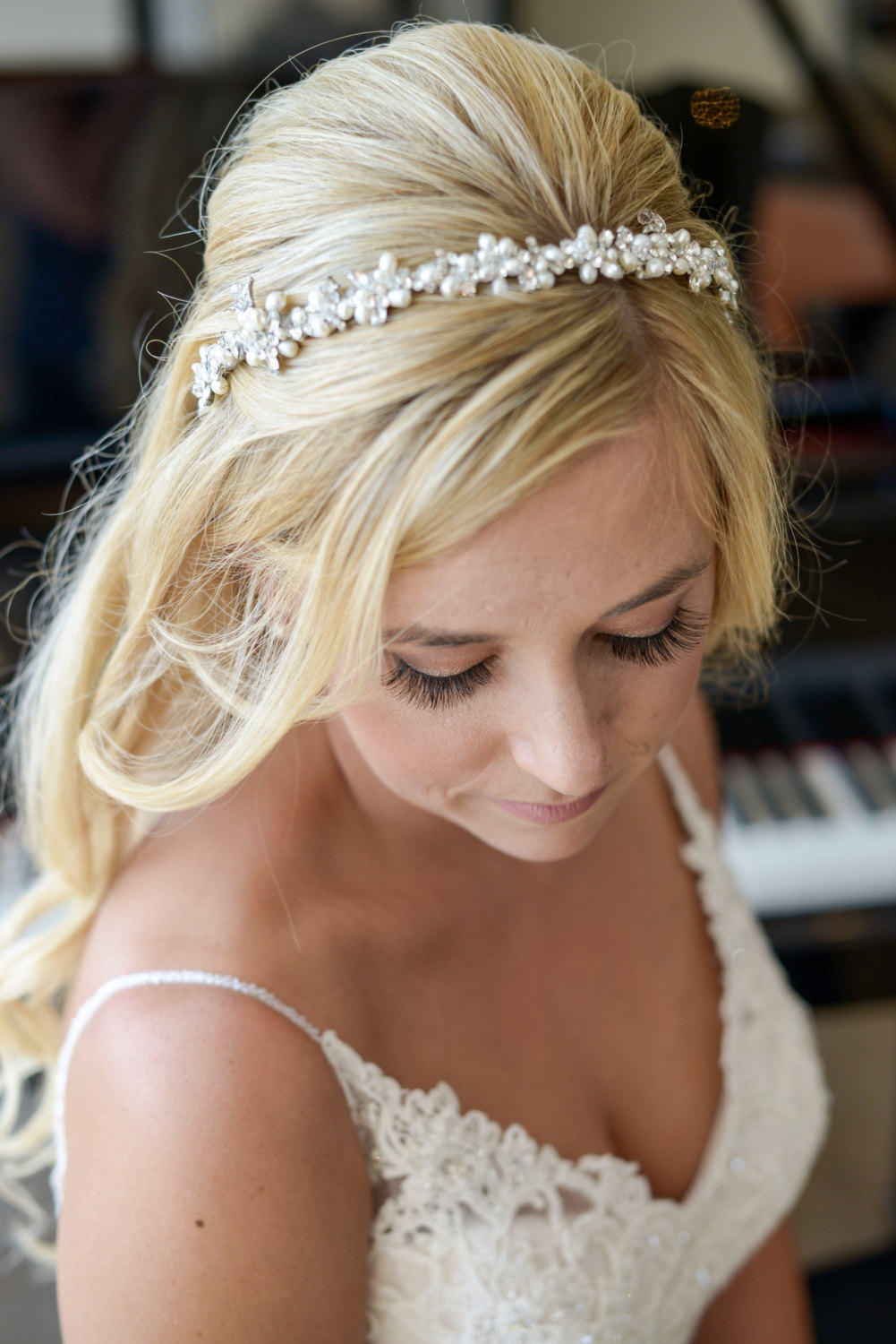 Wedding Hairstyles With Headband
 Bridal Headband Crystal Wedding Headband Wedding Bridal Hair