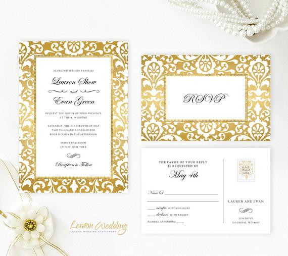 Wedding Invitation Cardstock
 Gold wedding invitations printed on shimmer cardstock Cheap