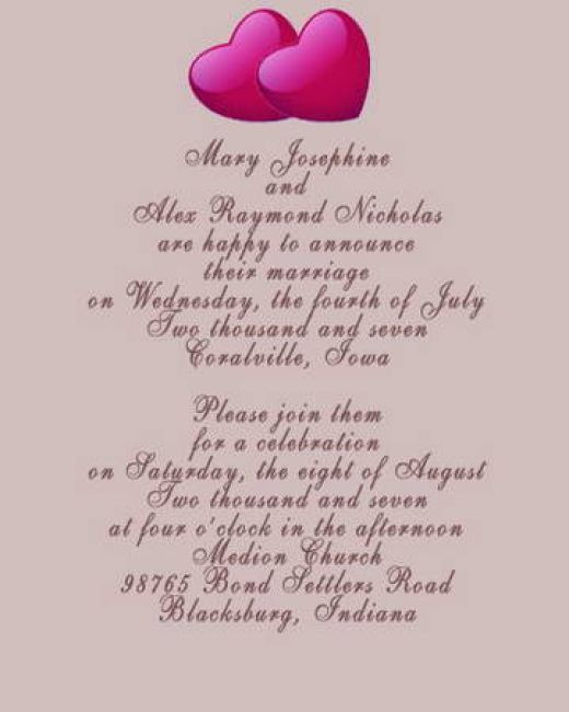 Wedding Invitation Message
 Wedding Wedding s of Wedding
