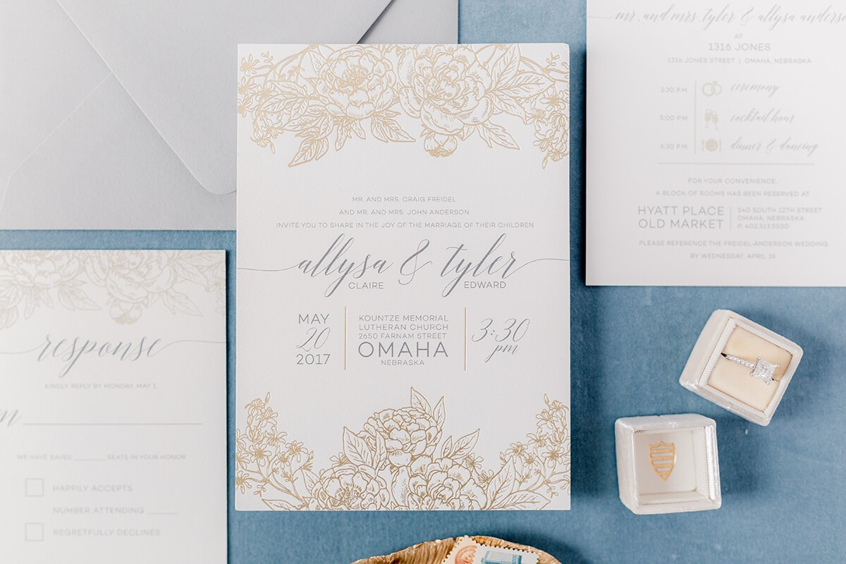 Wedding Invitations Omaha
 Dana Osborne Design wedding invitations omaha