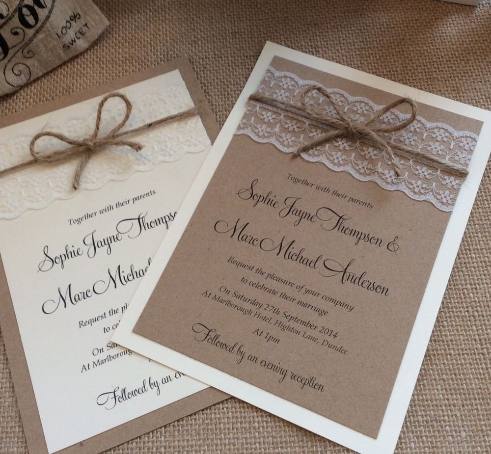 Wedding Invitations With Picture
 1 vintage shabby chic Sophie Wedding Invitation with