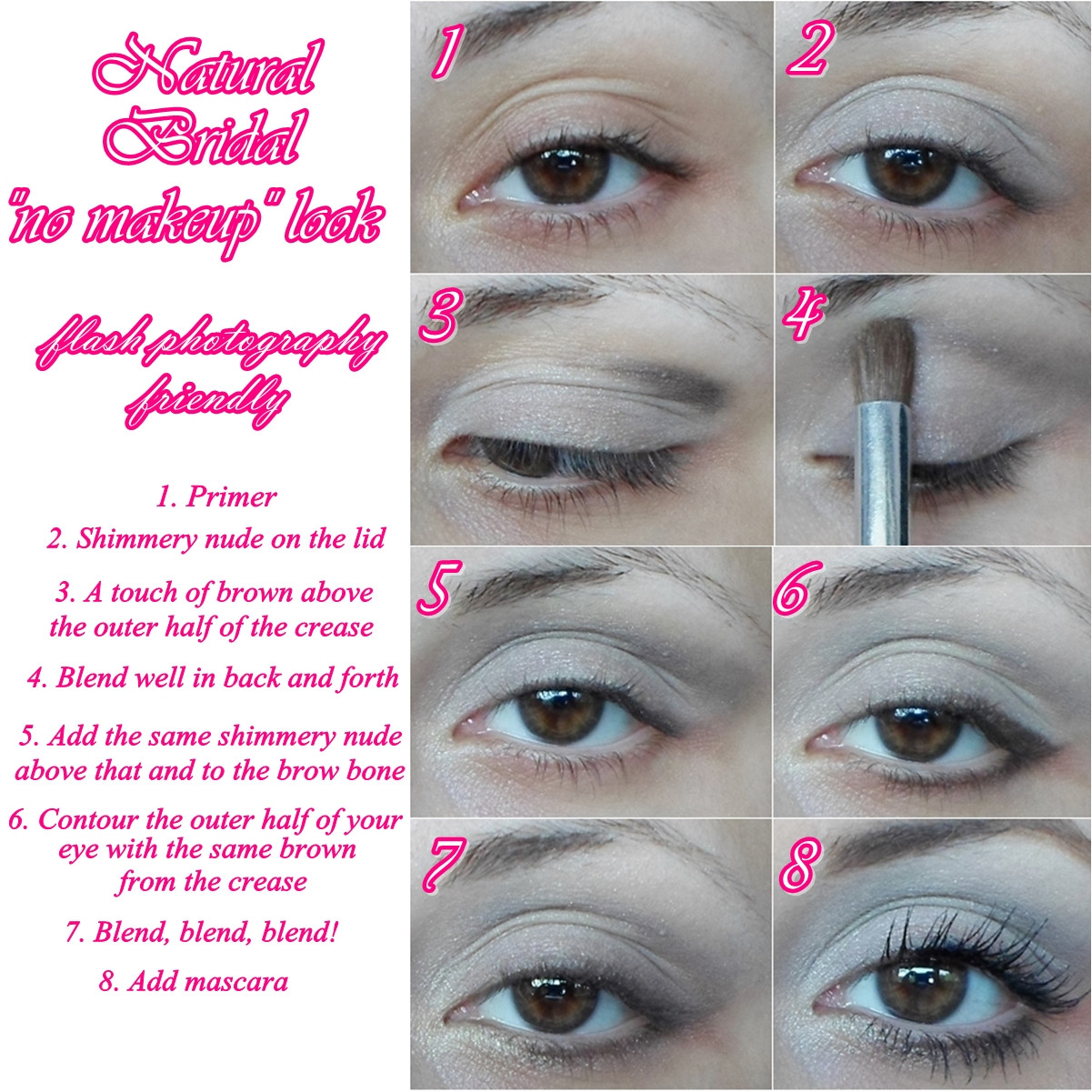 Wedding Makeup Tutorials
 Bridal natural “no makeup” step by step tutorial great