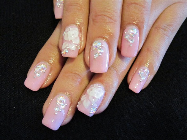 Wedding Nail Art Designs Gallery
 Wedding nails 3 Nail Art Gallery