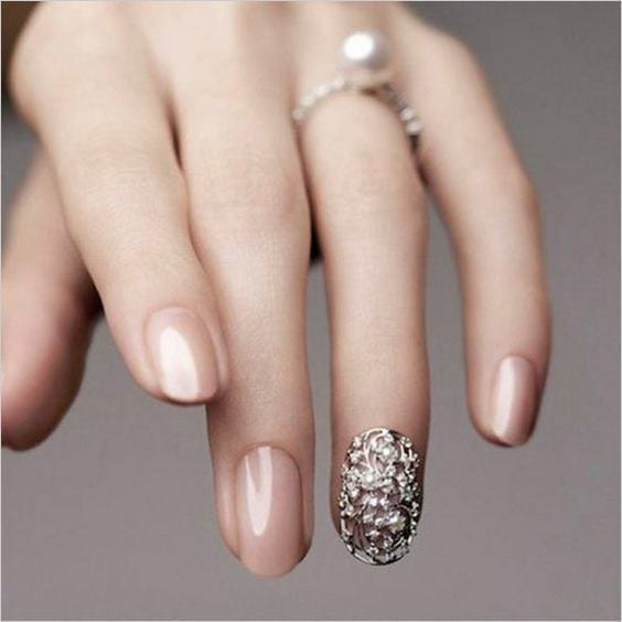 Wedding Nails For Brides
 65 Easy gorgeous wedding nails ideas for 2017 – Eddy K
