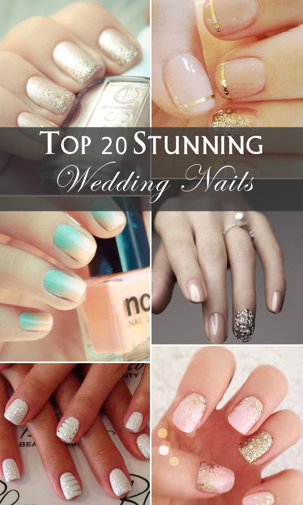 Wedding Nails Games
 Top 20 Stunning Wedding Nail Ideas
