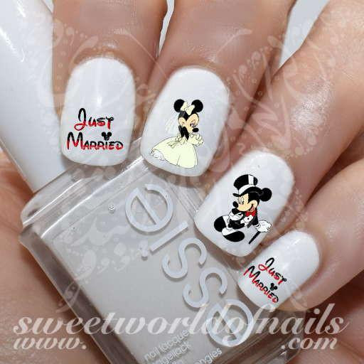 Wedding Nails Games
 Disney Nail Art Wedding Nails Mickey Minnie Mouse Just