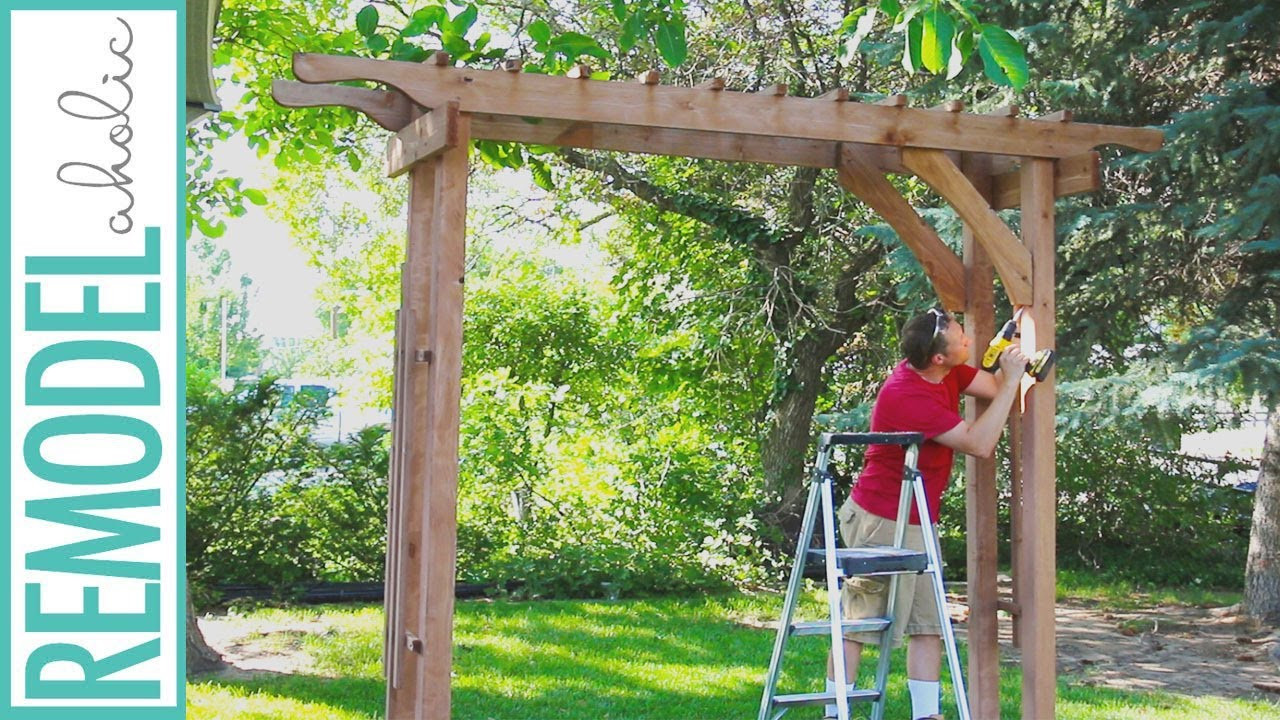 Wedding Pergola DIY
 How to Build a Wood Arbor for Garden Yard or Wedding