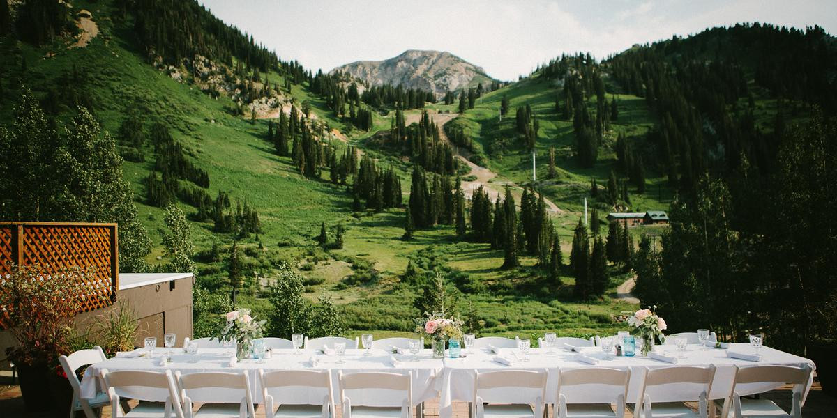 Wedding Reception Venues In Utah
 Alta Lodge Weddings