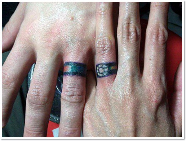 Wedding Ring Finger Tattoos
 40 The Best Wedding Ring Tattoo Designs