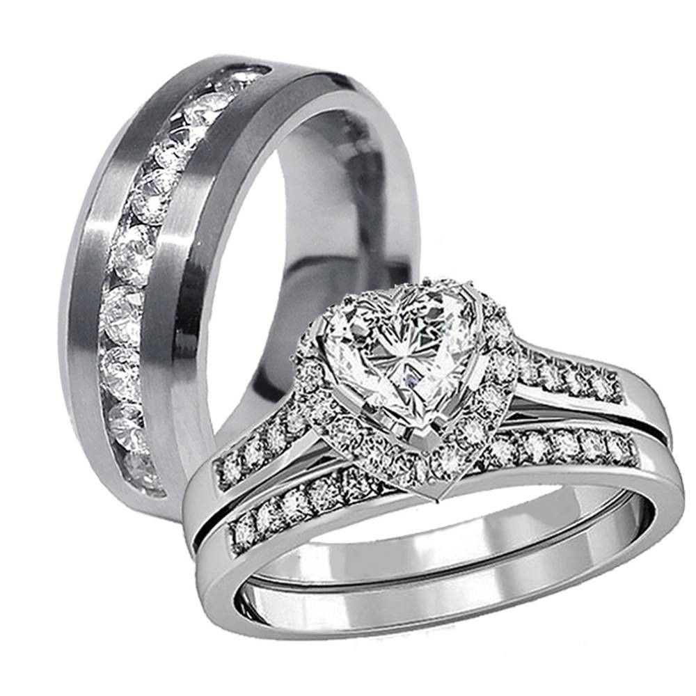 Wedding Ring Sets For Man And Woman
 15 Inspirations of Cheap Wedding Bands Sets His And Hers
