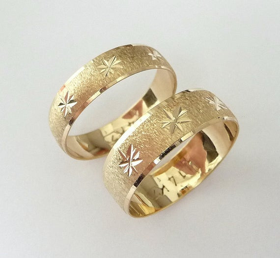 Wedding Ring Sets For Man And Woman
 Wedding rings set gold men and women wedding bands by