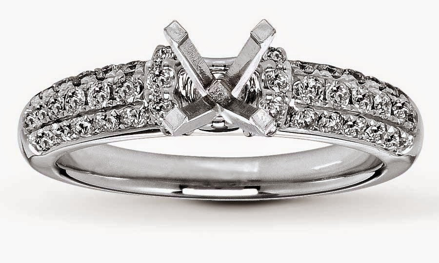 Wedding Ring Settings Without Stones
 Wedding Rings Without Center Stone Diamond Settings