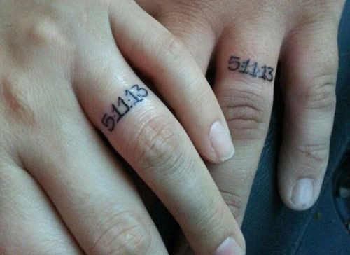 Wedding Ring Tattoo Designs
 35 Ideas For Wedding Ring Tattoos