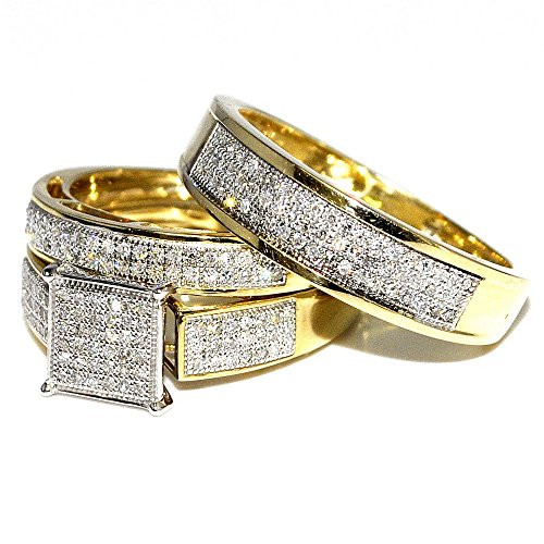 Wedding Rings Trio Sets For Cheap
 ⭐️ Best Wedding Ring Sets For Her Under $1000 ⋆ Best Cheap