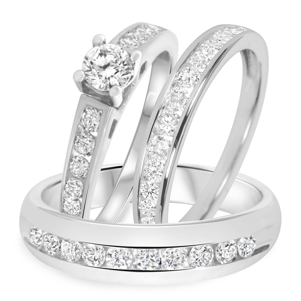 Wedding Rings Trio Sets For Cheap
 15 Inspirations of Cheap Wedding Bands Sets His And Hers