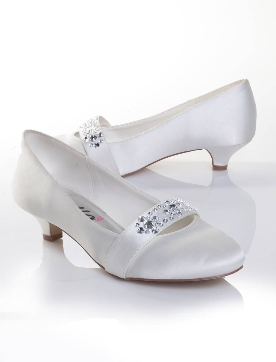 Wedding Shoes Dyeable
 low heel wedding shoes