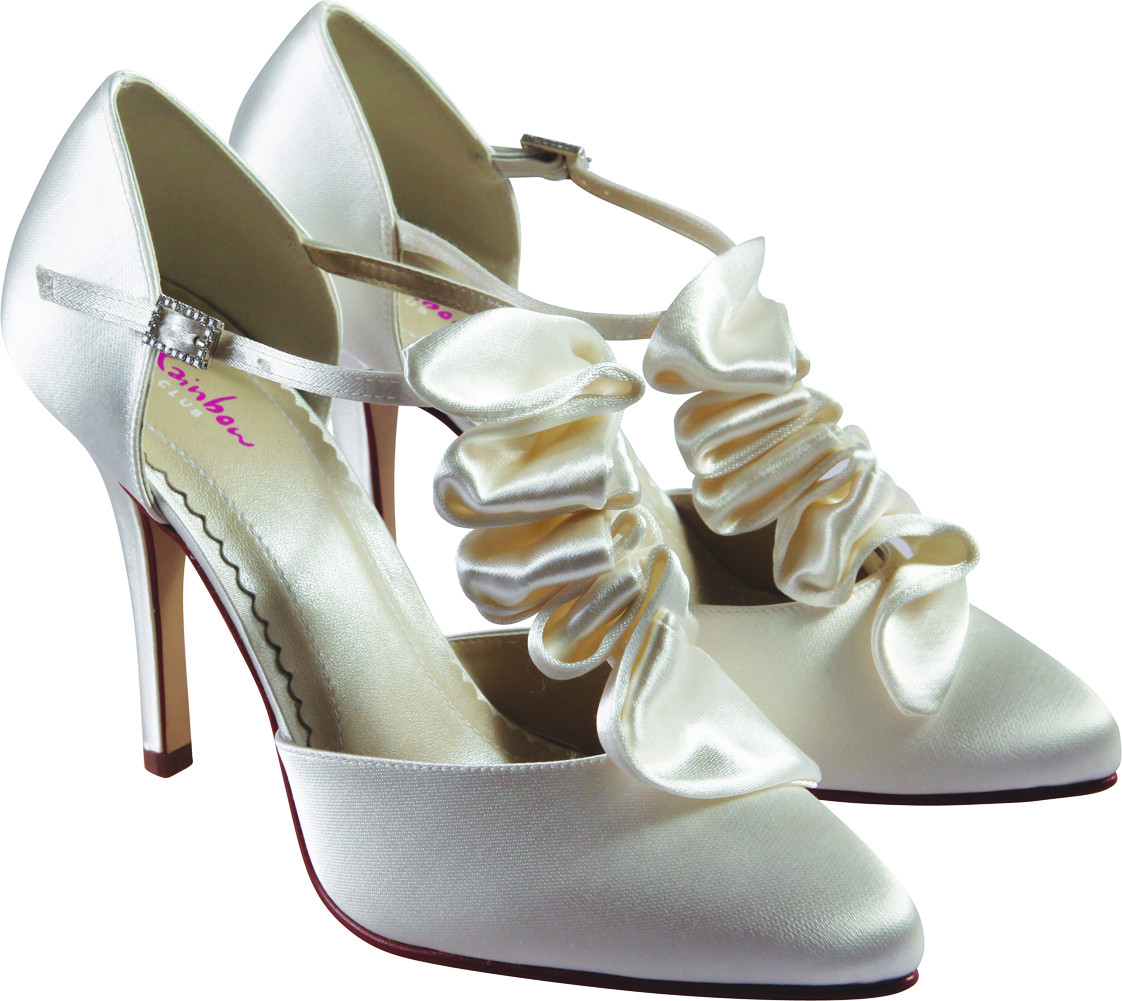 Wedding Shoes Sale
 TOPAZ by Rainbow Club Ivory Satin Bridal Shoes Wedding