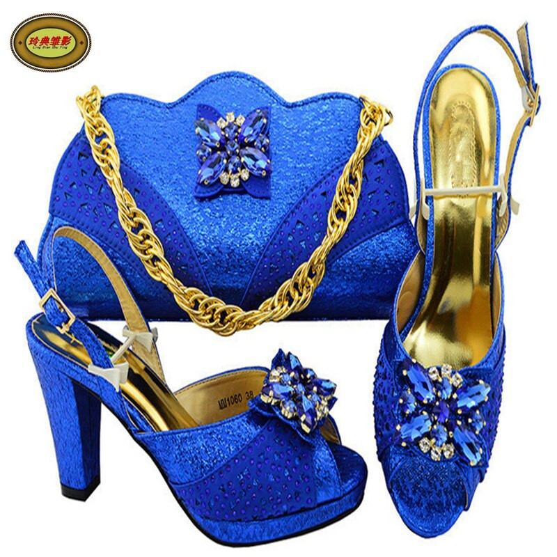 Wedding Shoes Sale
 MM1060 RoyalBlue Hot Sale African Wedding Shoes Pumps And