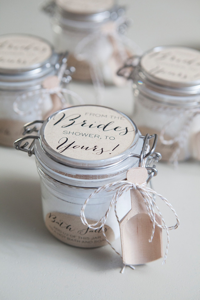 Wedding Shower Favor Ideas
 Learn how to make the most amazing Bath Salt Gifts