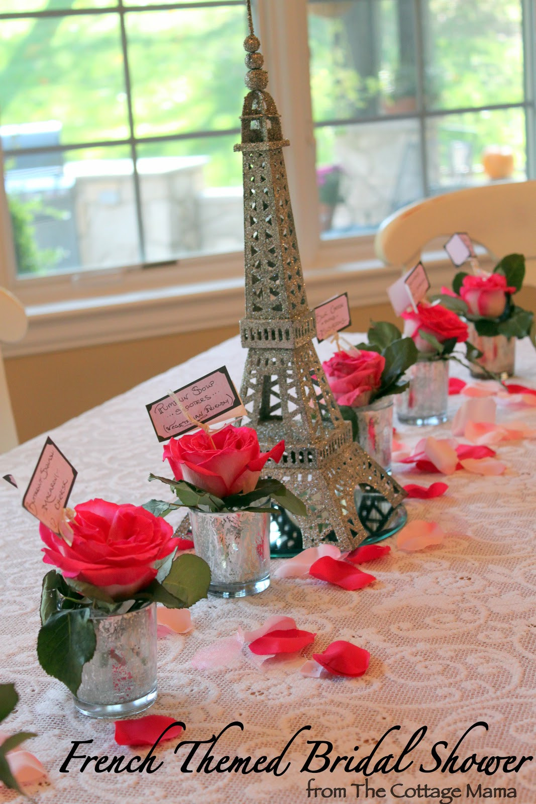 Wedding Shower Theme
 French Themed Bridal Shower The Cottage Mama